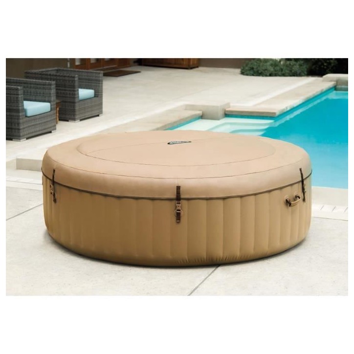 Couverture Thermique - INTEX - PureSpa Rond - 4 places - Evite la déperdition de chaleur Couverture Thermique - INTEX - PureSpa Rond - 4 places - Evite la déperdition de chaleur