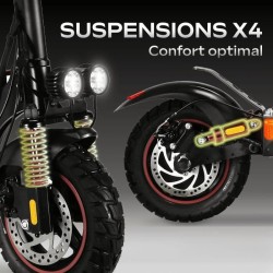 Trottinette électrique tout terrain pliable EBOOST GO - EZWAY - 10 -