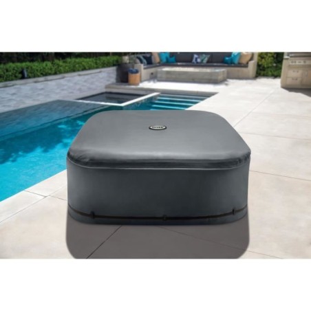 Couverture Thermique - INTEX - PureSpa Carré - 4 places - Evite la déperdition de chaleur