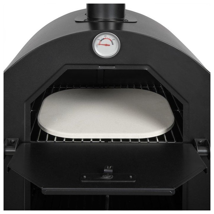 Four a pizza et tarte flambée - LIVOO - DOC331 - Compatible charbon et bois - Hauteur de cuisson 94 cm - Thermometre intégré Four a pizza et tarte flambée - LIVOO - DOC331 - Compatible charbon et bois - Hauteur de cuisson 94 cm - Thermometre intégré