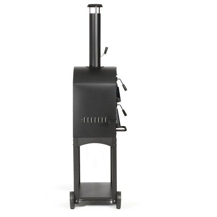 Four a pizza et tarte flambée - LIVOO - DOC331 - Compatible charbon et bois - Hauteur de cuisson 94 cm - Thermometre intégré Four a pizza et tarte flambée - LIVOO - DOC331 - Compatible charbon et bois - Hauteur de cuisson 94 cm - Thermometre intégré