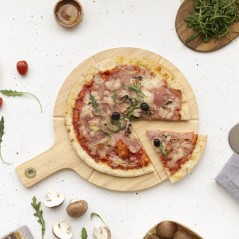 Set a pizza - LIVOO - MES138 - 40 x 30 x 1,5 cm - 1 roulette a pizza -