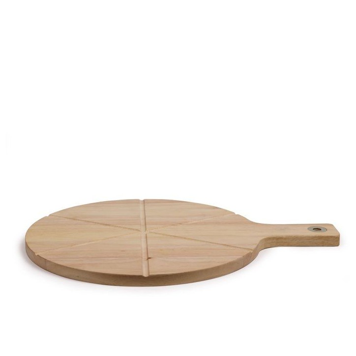 Set a pizza - LIVOO - MES138 - 40 x 30 x 1,5 cm - 1 roulette a pizza - En bois d'hévéa Set a pizza - LIVOO - MES138 - 40 x 30 x 1,5 cm - 1 roulette a pizza - En bois d'hévéa