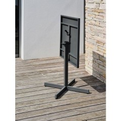 Guéridon de jardin - CITY GARDEN - Louise - 70 x 70 cm - Plateau plia