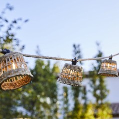Guirlande extérieure hybride - LUMISKY - SAMOA LIGHT HYBRID - Solaire