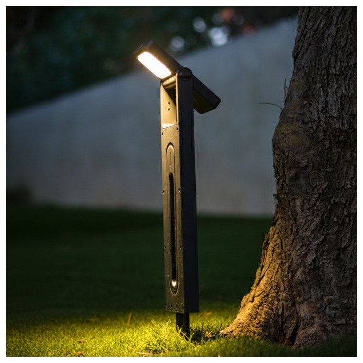 Lot 2 balises solaires - LUMISKY - BRITY - LED blanc chaud - Etanches - Eclairage allée jardin Lot 2 balises solaires - LUMISKY - BRITY - LED blanc chaud - Etanches - Eclairage allée jardin