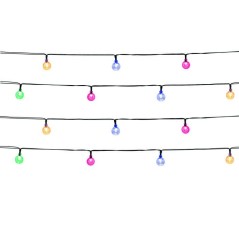 Guirlande lumineuse solaire extérieure - LUMISKY - FESTY COLOR - 20 g