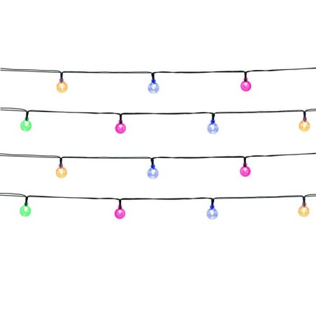 Guirlande lumineuse solaire extérieure - LUMISKY - FESTY COLOR - 20 g