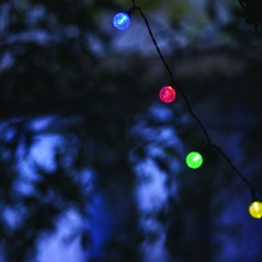 Guirlande lumineuse solaire extérieure - LUMISKY - FESTY COLOR - 20 g