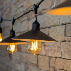 Guirlande extérieure - LUMISKY - VINTY LIGHT CONNECTABLE - 10 ampoule