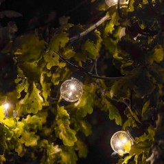 PARTY CLEAR SOLAR Guirlande lumineuse solaire - 10 globes transparents