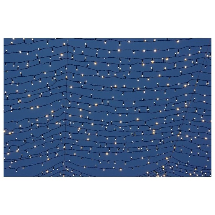 Guirlande lumineuse solaire Yogy Solar - LUMI JARDIN - 200 LED - 1700 cm - Blanc chaud Guirlande lumineuse solaire Yogy Solar - LUMI JARDIN - 200 LED - 1700 cm - Blanc chaud