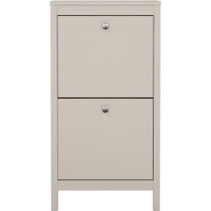 Meuble a chaussures - MADRID - Cachemire - 8 paires - 53,8 x 24,6 x 10