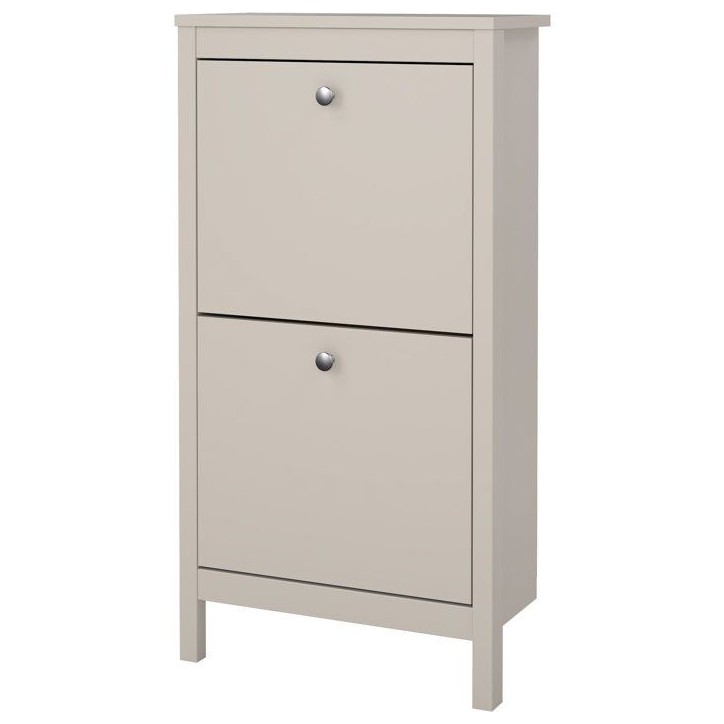 Meuble a chaussures - MADRID - Cachemire - 8 paires - 53,8 x 24,6 x 102,9 cm