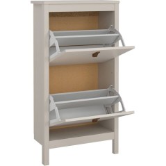 Meuble a chaussures - MADRID - Cachemire - 8 paires - 53,8 x 24,6 x 10
