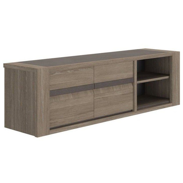 Meuble TV MARCEAU – Coloris Chene Reed – 190 × 48 × 57 cm – GAMI