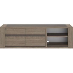 Meuble TV MARCEAU – Coloris Chene Reed – 190 × 48 × 57 cm – GA