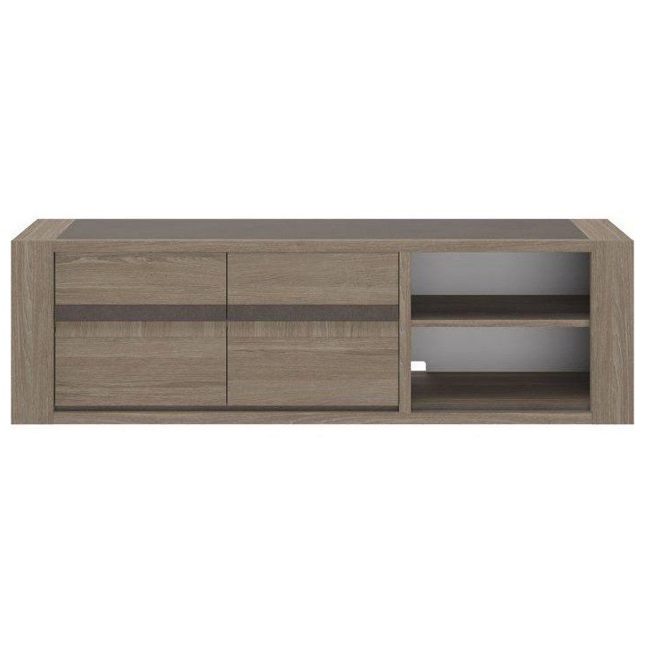 Meuble TV MARCEAU – Coloris Chene Reed – 190 × 48 × 57 cm – GAMI