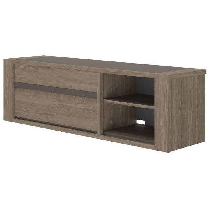 Meuble TV MARCEAU – Coloris Chene Reed – 190 × 48 × 57 cm – GAMI