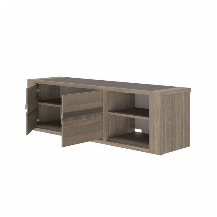 Meuble TV MARCEAU – Coloris Chene Reed – 190 × 48 × 57 cm – GAMI