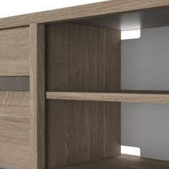 Meuble TV MARCEAU – Coloris Chene Reed – 190 × 48 × 57 cm – GA