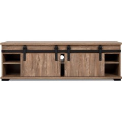 Meuble TV - MARRAKESCH - Chene - 160 x 50 x 40 cm