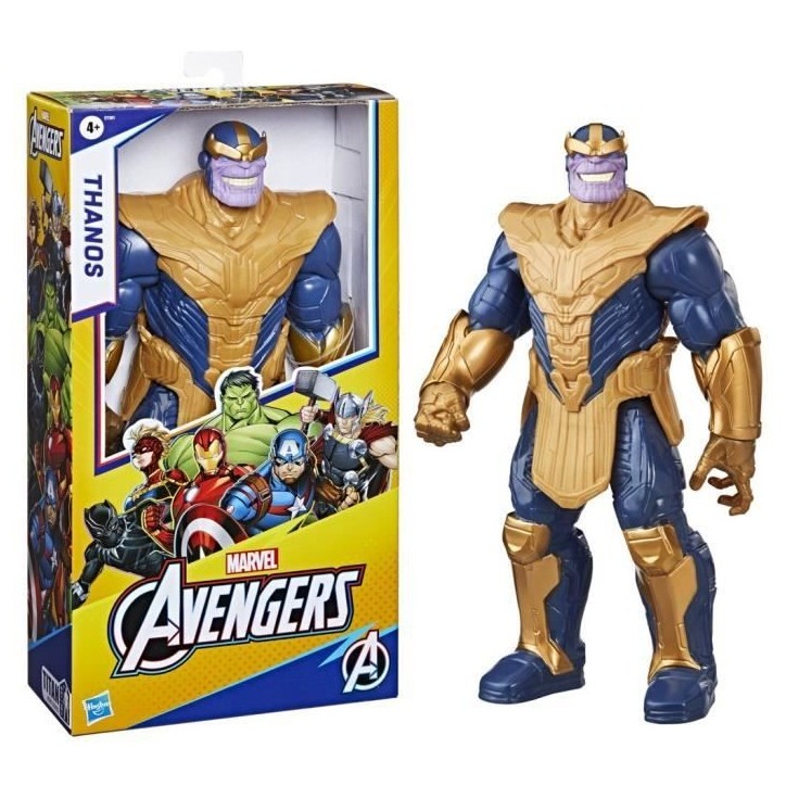 Figurine Thanos 30 cm, jouet Avengers Titan Hero Series pour enfants a partir de 4 ans, Marvel Figurine Thanos 30 cm, jouet Avengers Titan Hero Series pour enfants a partir de 4 ans, Marvel