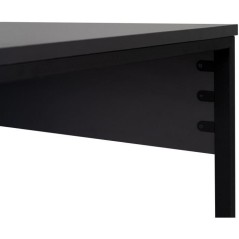 Bureau d'étude moderne avec pieds en métal - TWIN - Anthracite / Noi