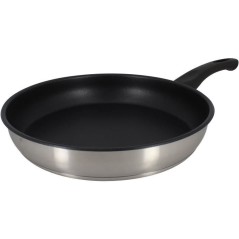 Poele - MENASTYL - 6020246 - En acier inoxydable - 24 cm - Tous feux d