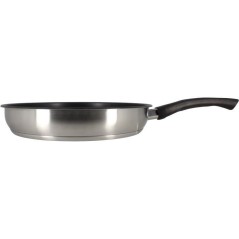 Poele - MENASTYL - 6020246 - En acier inoxydable - 24 cm - Tous feux d