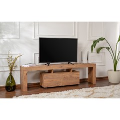 Meuble TV - ENCLAVE - Pin atlantique - 180 x 50 x 31 cm
