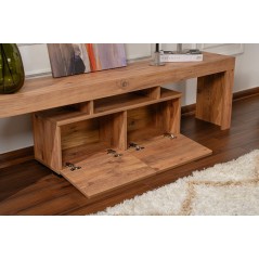 Meuble TV - ENCLAVE - Pin atlantique - 180 x 50 x 31 cm