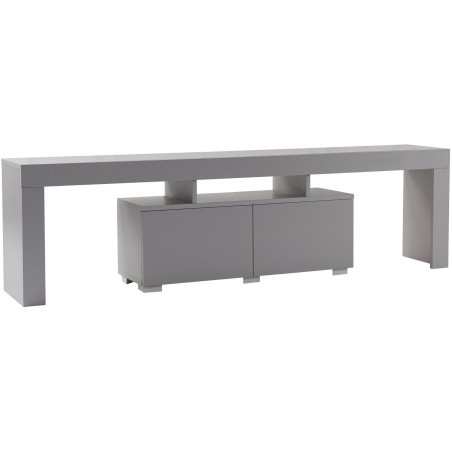 Meuble TV - ENCLAVE - Gris - 180 x 50 x 31 cm