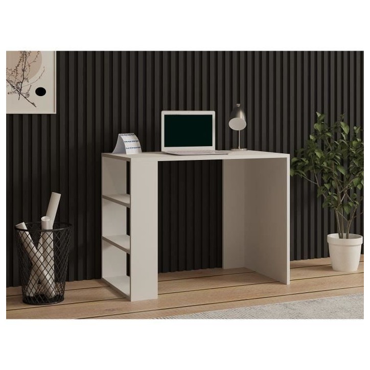 Bureau d'étude scandinave - COOL - Blanc - 90 x 70 x 50 cm Bureau d'étude scandinave - COOL - Blanc - 90 x 70 x 50 cm