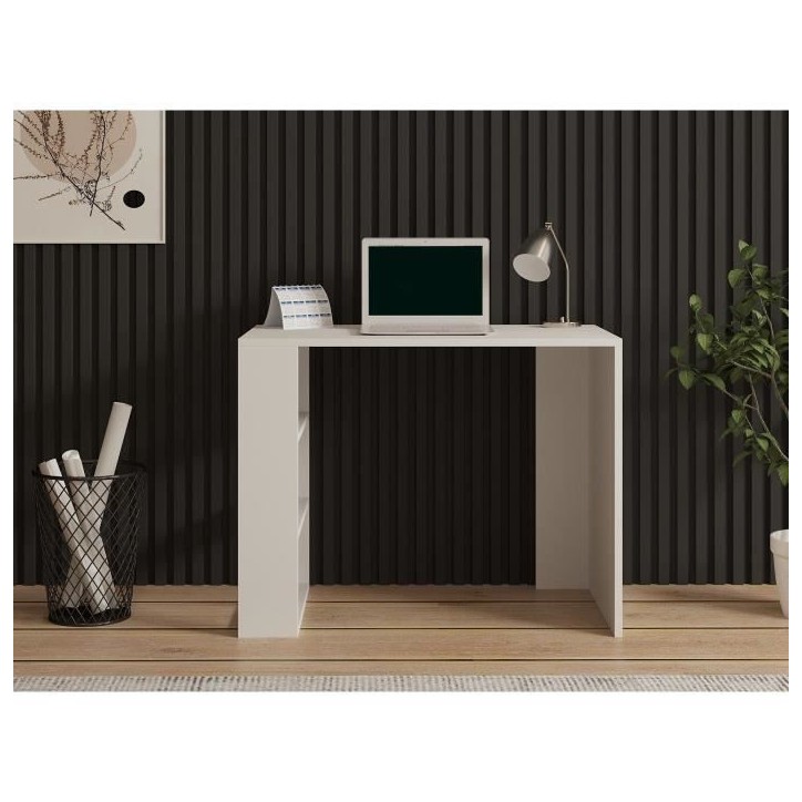 Bureau d'étude scandinave - COOL - Blanc - 90 x 70 x 50 cm Bureau d'étude scandinave - COOL - Blanc - 90 x 70 x 50 cm