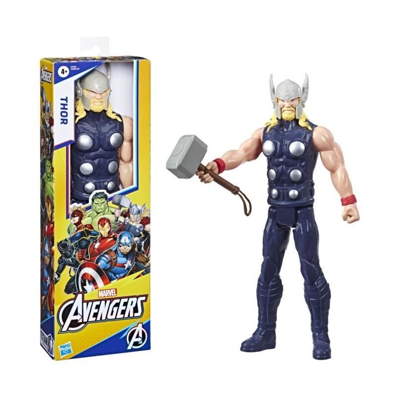 Figurine Thor de 30 cm, Avengers Titan Hero Series, jouet pour enfant