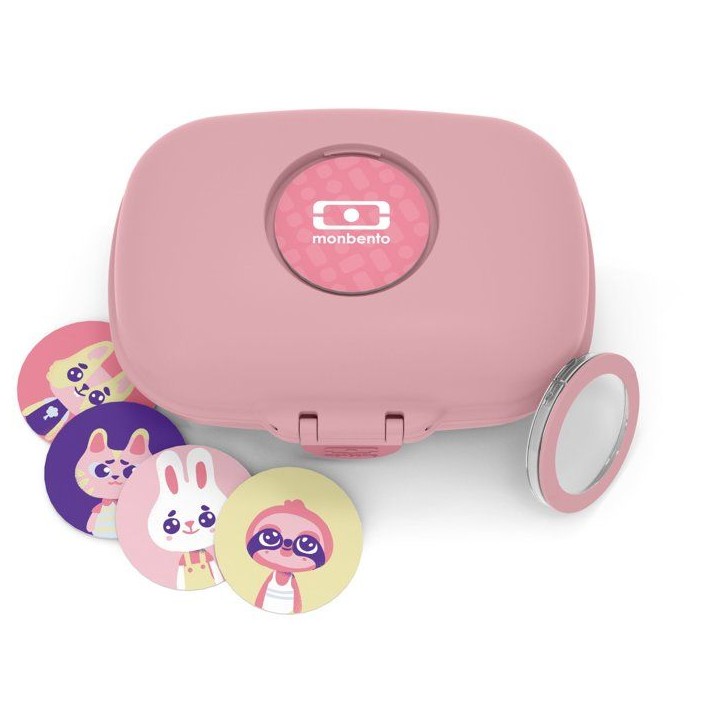 Boîte a Goûter - MONBENTO - Snack box hermétique - MB Gram Rose Blush Boîte a Goûter - MONBENTO - Snack box hermétique - MB Gram Rose Blush