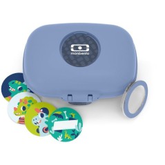 Boîte a Goûter - MONBENTO - Snack box hermétique - MB Gram Bleu inf