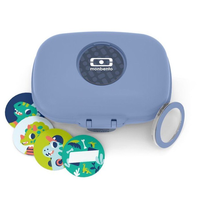 Boîte a Goûter - MONBENTO - Snack box hermétique - MB Gram Bleu infinity Boîte a Goûter - MONBENTO - Snack box hermétique - MB Gram Bleu infinity