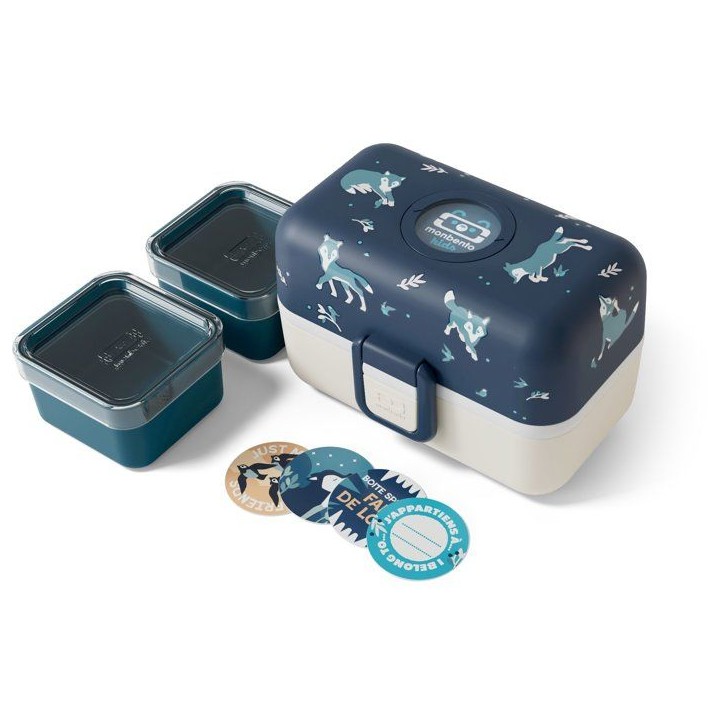 Lunch Box Enfant - MONBENTO - 3 Compartiments - Sans BPA - MB Tresor Wolf Lunch Box Enfant - MONBENTO - 3 Compartiments - Sans BPA - MB Tresor Wolf