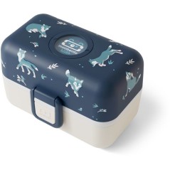 Lunch Box Enfant - MONBENTO - 3 Compartiments - Sans BPA - MB Tresor W