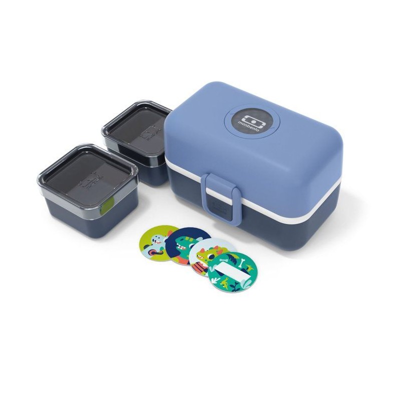 Lunch Box Enfant - MONBENTO - 3 Compartiments - Sans BPA - MB Tresor B