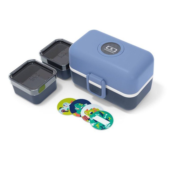 Lunch Box Enfant - MONBENTO - 3 Compartiments - Sans BPA - MB Tresor Bleu Infinity Lunch Box Enfant - MONBENTO - 3 Compartiments - Sans BPA - MB Tresor Bleu Infinity