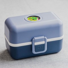 Lunch Box Enfant - MONBENTO - 3 Compartiments - Sans BPA - MB Tresor B