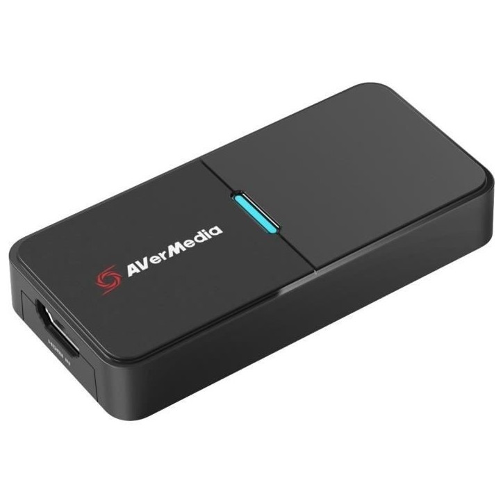 Boîtier d'Acquisition - AVERMEDIA - Live Streamer CAP 4K BU113 - HDMI vers USB3 - Compatible DSLR - Couleur Noir