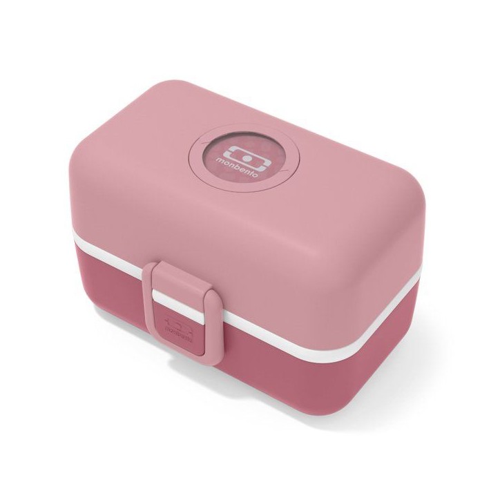 Lunch Box Enfant - MONBENTO - 3 Compartiments - Sans BPA - MB Tresor Rose Blush
