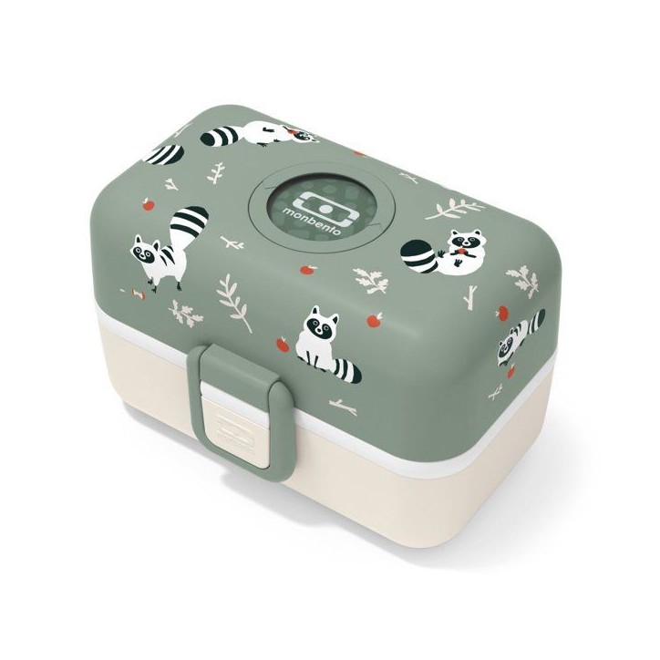 Lunch Box Enfant - MONBENTO - 3 Compartiments - Sans BPA - MB Tresor Raccoon Lunch Box Enfant - MONBENTO - 3 Compartiments - Sans BPA - MB Tresor Raccoon
