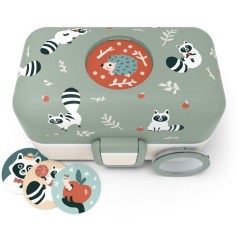 Lunch Box Enfant - MONBENTO - 3 Compartiments - Sans BPA - MB Tresor R