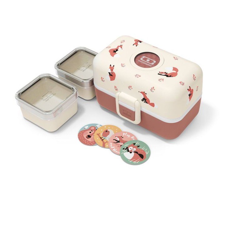Lunch Box Enfant - MONBENTO - 3 Compartiments - Sans BPA - MB Tresor Fox Lunch Box Enfant - MONBENTO - 3 Compartiments - Sans BPA - MB Tresor Fox