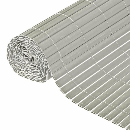Canisse PVC double face - NATURE - 10 mm - Taupe - 3 x 1 m